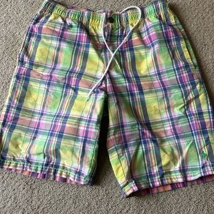 Polo by Ralph Lauren size M plaid swimsuit Men’s